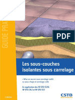 CSTB - Guide Pratique - Sous Couche Isolante