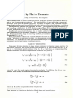 Stress Analysis by Finite Elements: Ax V) V) V