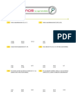 Razones y proporciones: problemas resueltos