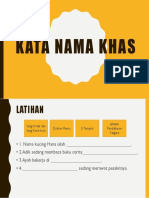 Kata Nama Khas