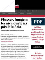 Flusser, imagem técnica e arte na pós-história - Herramienta WEB
