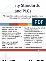 Priority Standards and Plcs