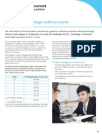A Guide To Percentage Uniform Marks