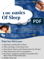The Basics of Sleep: Essential To Our Performance, Safety and Health As Well As The Quality of Our Lives