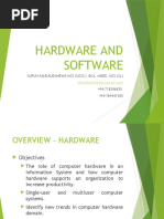 Hardware and Software 