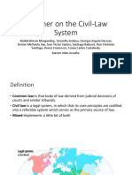 The Civil Law System: From Rome to Codification