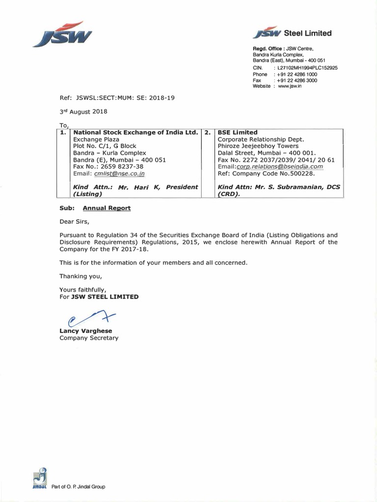 JSW Steel Ltd-18 | PDF | International Monetary Fund | Economic Growth