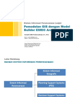 SIPL Pemodelan GIS Dengan Model Builder ESRI - ArcGIS