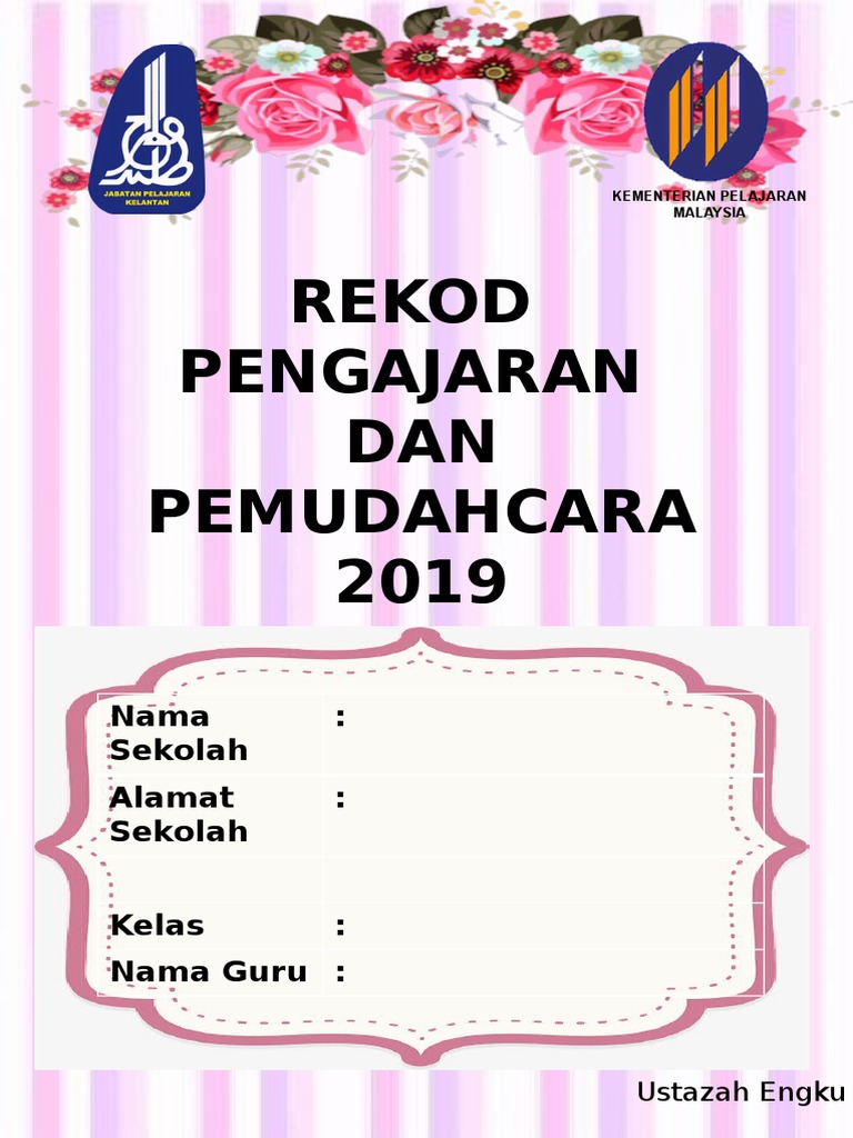 Divider Buku Rekod Pengajaran 2019 | PDF