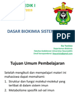 Dasar Biokimia Sistem Imun 2018