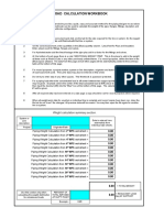 Piping Weight/ Load Calculation Workbook