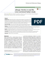 The Control of Allergic Rhinitis in Real Life: A Multicenter Cross-Sectional Italian Study