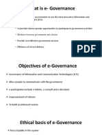 E-governance and Issues