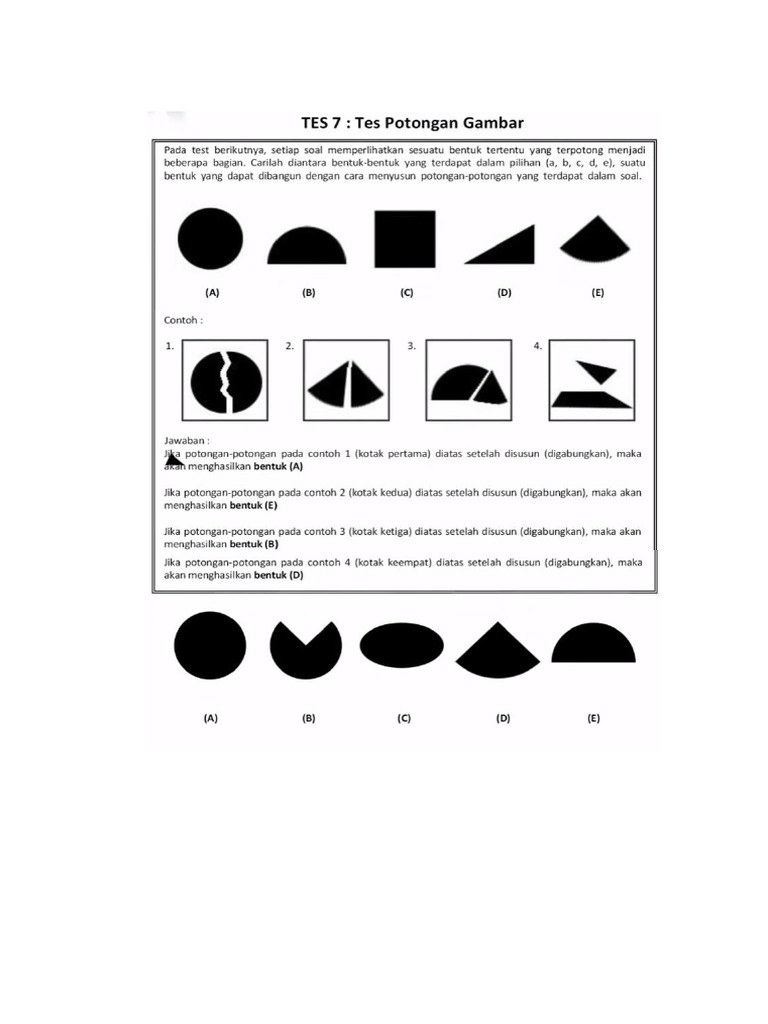 Test Potongan Gambar | PDF