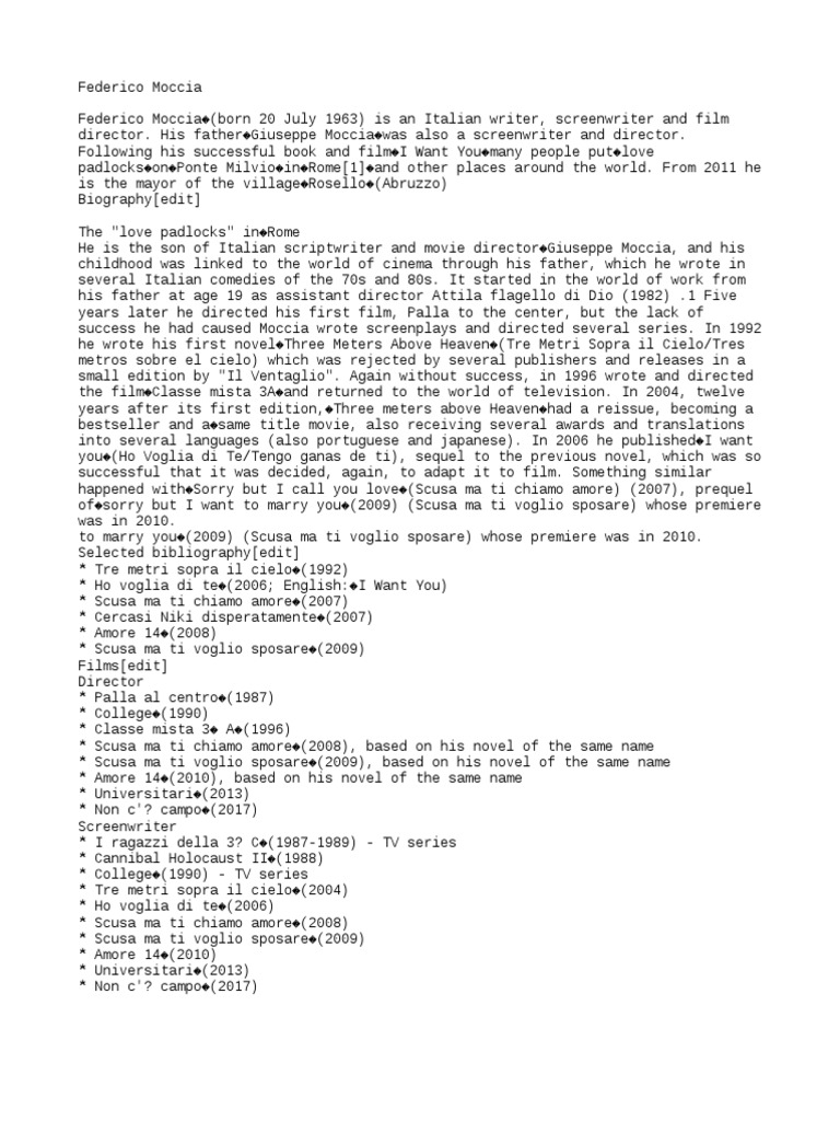 federico-moccia-pdf-european-writers-novelists