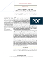 Myostatin Mutation Associated With Gross Muscle Hypertrophy in a Child Reporte de Caso 2004