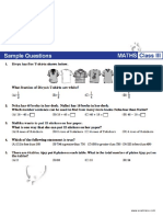 Sample Questions Mathsmmiij: in in