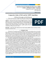 Comparative Study of P&O and Inc MPPT Algorithms