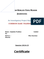 Certificate: G H V M J