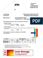 Schock Isokorb Certificate