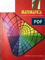 MATEMATCAS - Maximo de La Cruz Solorzano - 1er Año de Secundaria - Perú