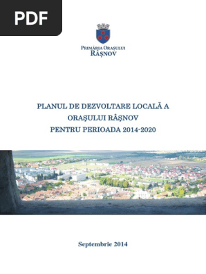 Plan Dezvoltare Locala Orasul Rasnov