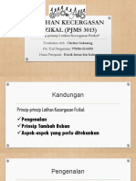 PJMS3013 Prinsip Latihan