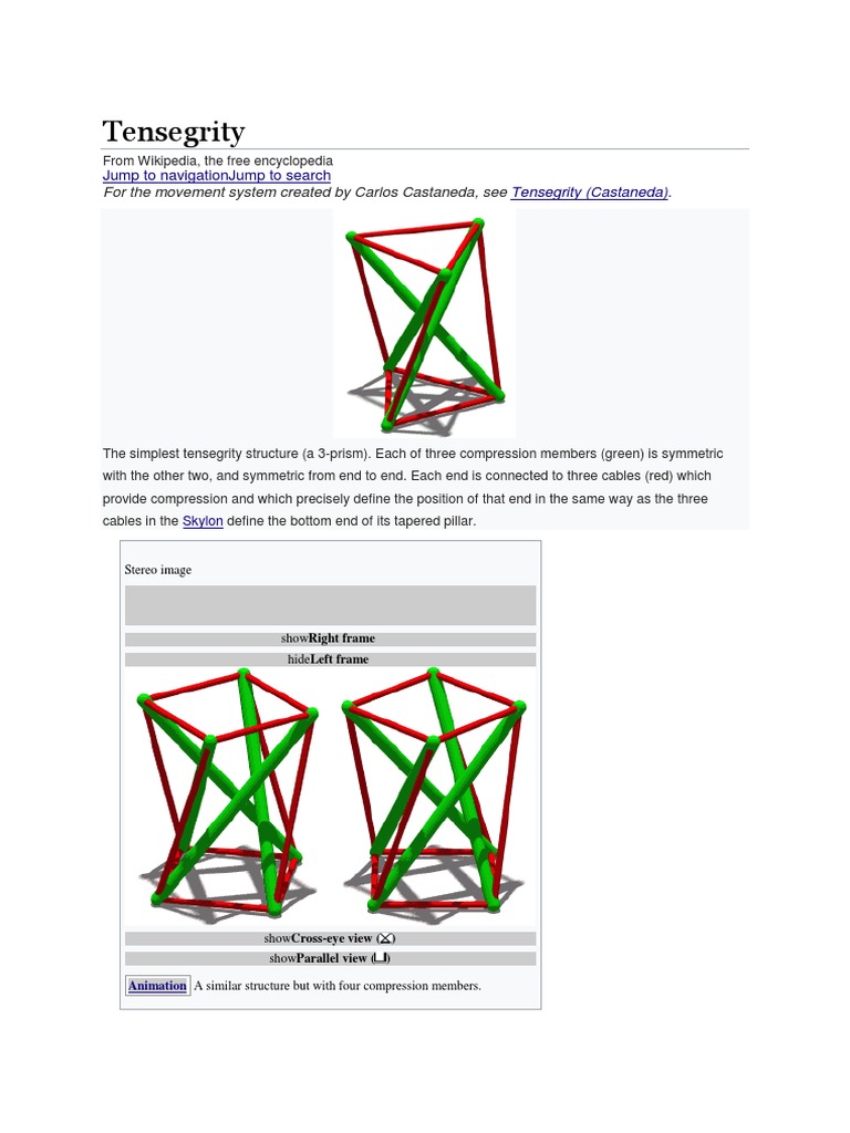 Tensegrity Teaching Mathematics Nature