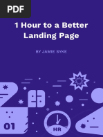 1hr To A Better Landing Page by J Syke