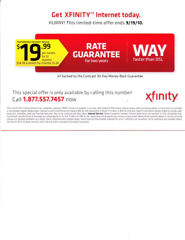 Xfinity 0001 | PDF