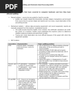 Auditing and Electronic Data Processing (EDP)