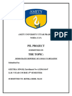 Pil Project 5th Sem LLB