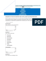 Questionnaire Pour Étude Parketing Outillage Lectroportatif