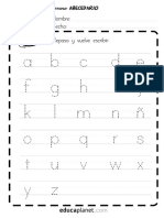 Cuaderno Caligrafía Consonantes PDF