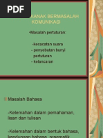 Kanak-Kanak Bermasalah Komunikasi