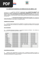 Regulamento 26º Campeonato Municipal