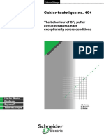 Cahier Technique No. 101: The Behaviour of SF Puffer Circuit-Breakers Under Exceptionally Severe Conditions