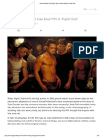 Brad Pitt 'Fight Club' Body Plan PDF