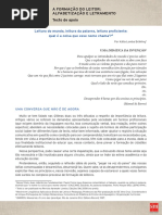 A Formação Do Leitor Alfabetização e Letramento