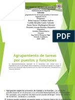 Agrupamiento de Tareas Por Puestos y Funciones GRUPO 8