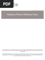 Download Salesforcecom Winter 08 Release Notes by anon-860782 SN397863 doc pdf