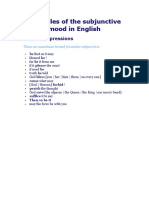 Examples of The Subjunctive Mood in English: Common Expressions
