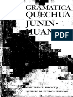 Gramática Quechua Junín Huanca Rodolfo Cerrón-Palomino