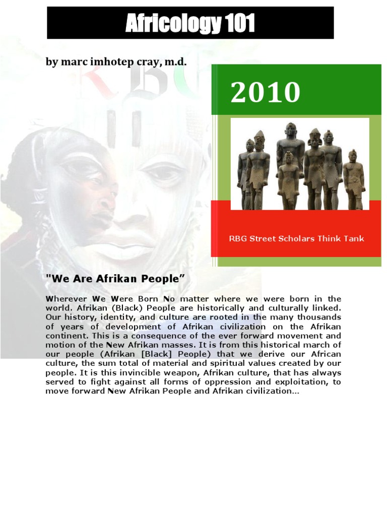 Africology: Understanding African Identity | PDF | Africana Studies ...