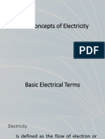 Basic Concepts of Electricity