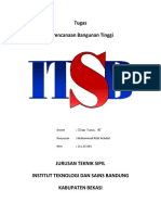 Tugas Perencanaan Bangunan Tinggi: Dosen: Ilham Yunus, MT Penyusun: Muhammad Rizki Achdiat Nim: 111.15.001