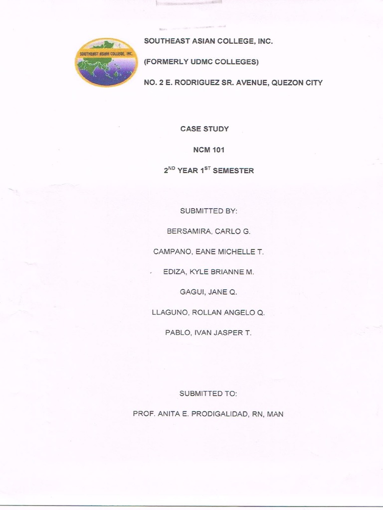 Case Study Sample PDF | PDF