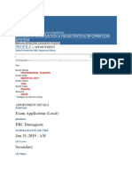 Profile: Licensure Examination & Registration Information System