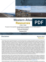 Western Atlas Resources December 2018 2