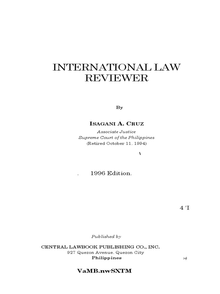 International Law | PDF | International Law | Sovereign State